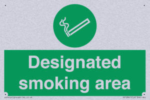 Designated smoking area